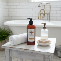 Wild Honey Scented Goat Milk Lotion-8 oz.